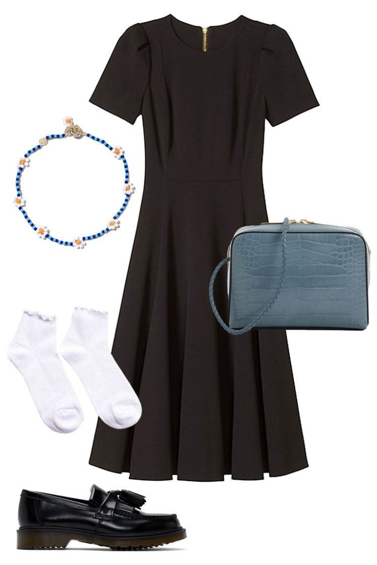 A- line dress for day, Source:Marie Claire