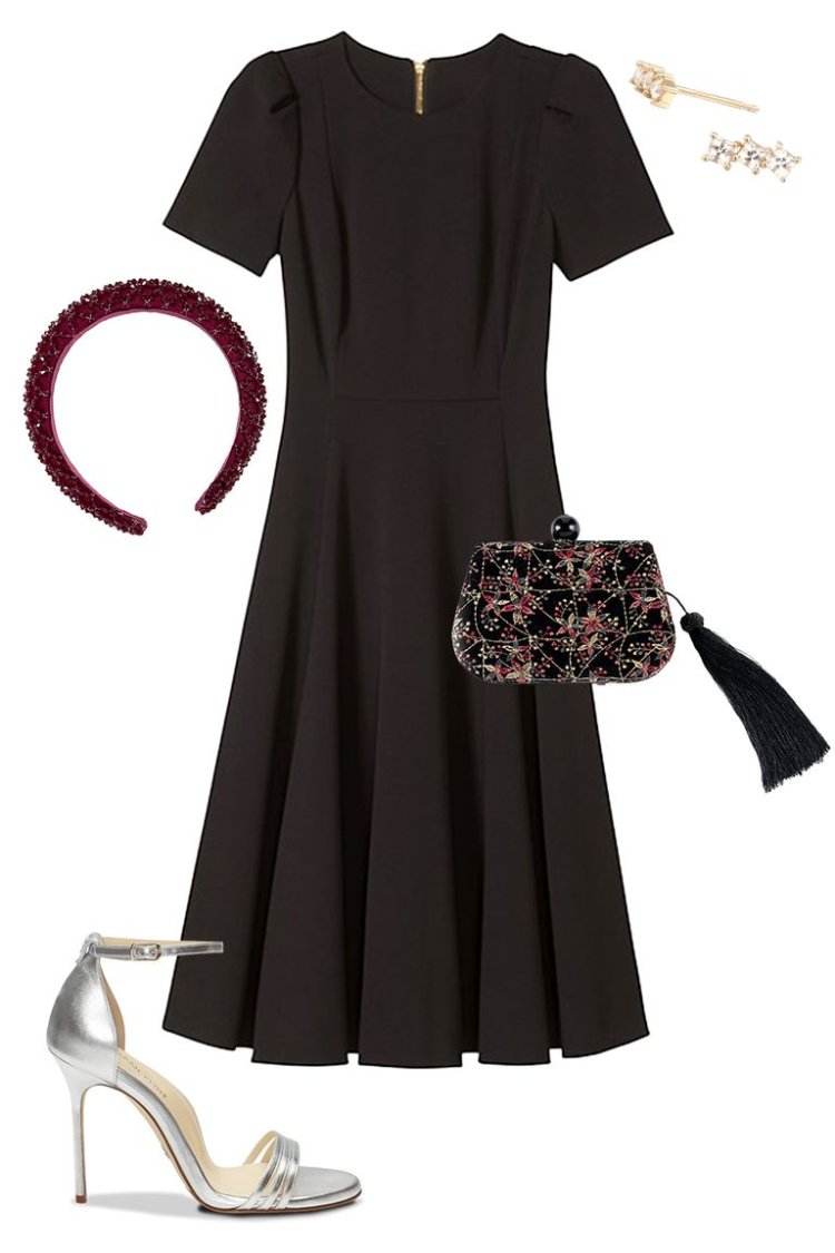 A- line dress for night, Source: Marie Claire