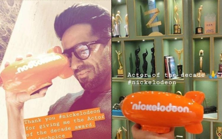 Ayushmann At Nickelodeon Kids Choice Awards 2019