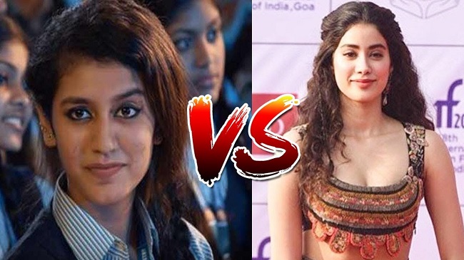 Janhvi Kapoor And Priya Prakash Varrier