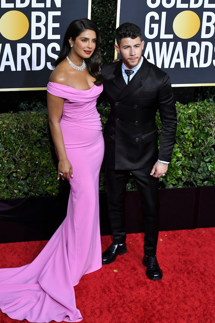Nick Jonas Priyanka Golden Globes 1