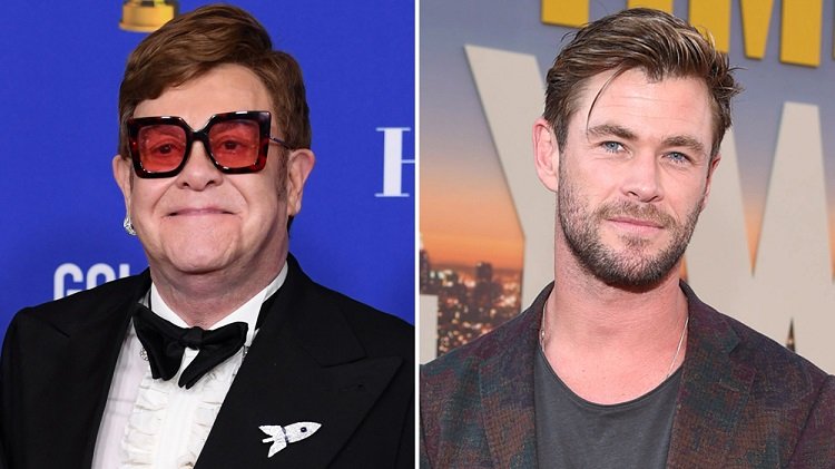 Elton John Chris Hemsworth