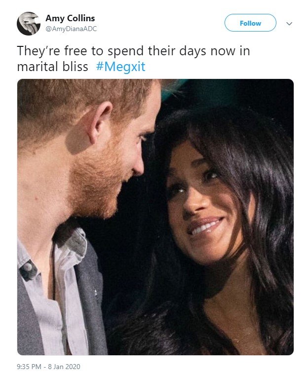 #Megxit Tweet