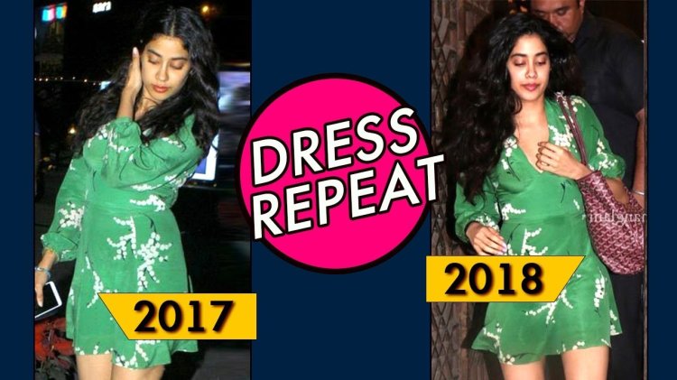 Janhvi-Kapoor-repeats-outfits