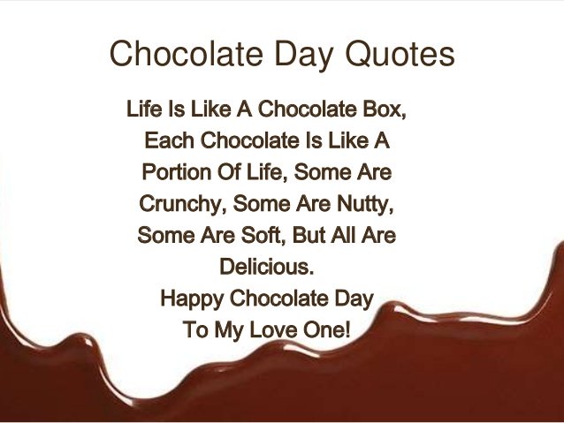 Chocolate Day Quote