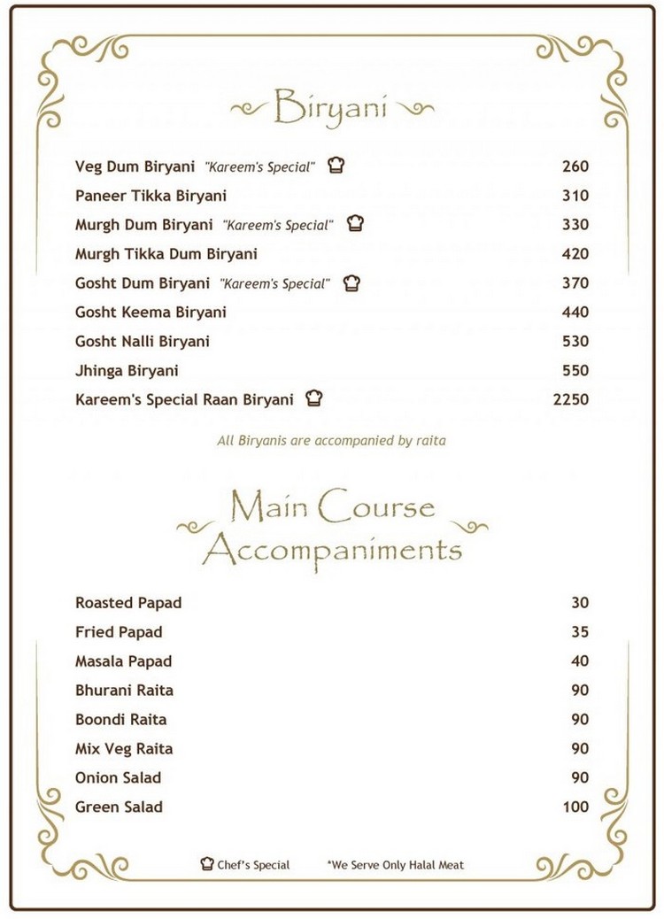Biryani-Menu-Of-Kareems