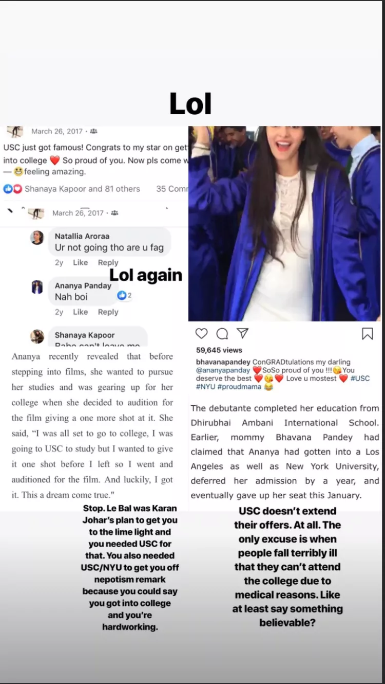Ananya-Pandey-Schoolmate-Exposes-Her-fake-usc
