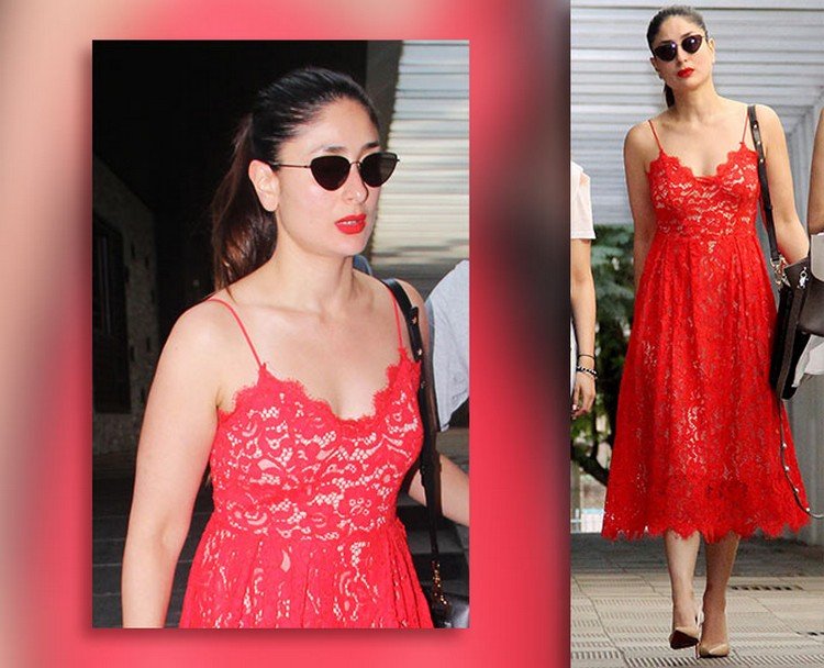 Kareena-Kapoor-Khan-H&m-Red-Dress