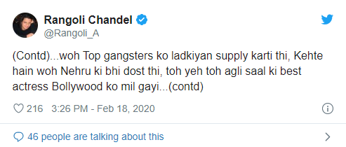 Rangoli Chandel Tweets 4