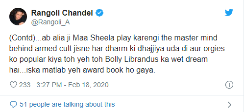 Rangoli Chandel Tweets 5