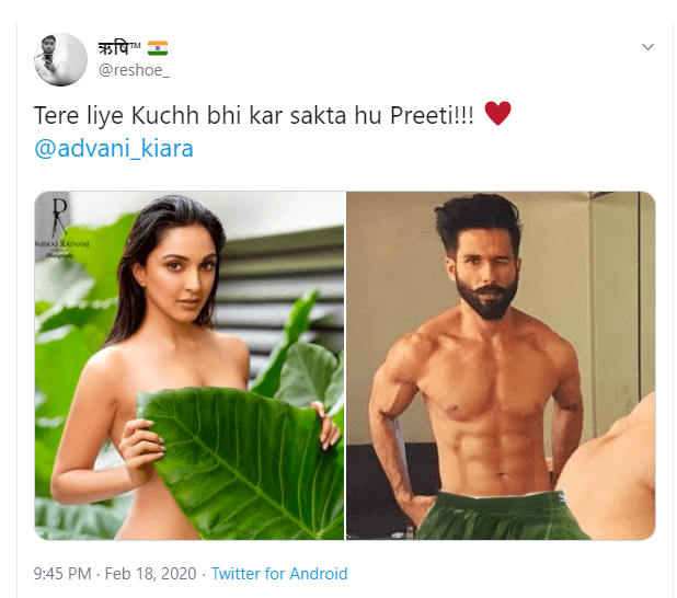 Kiara Advani's topless picture triggers a meme fest on ...