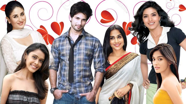 Shahid Bollywood Actors With Most Girlfriends