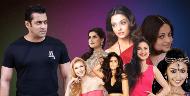 Salman Bollywood Actors With Most Girlfriends