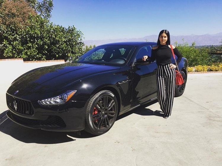 Sunny Leone Maserati Car