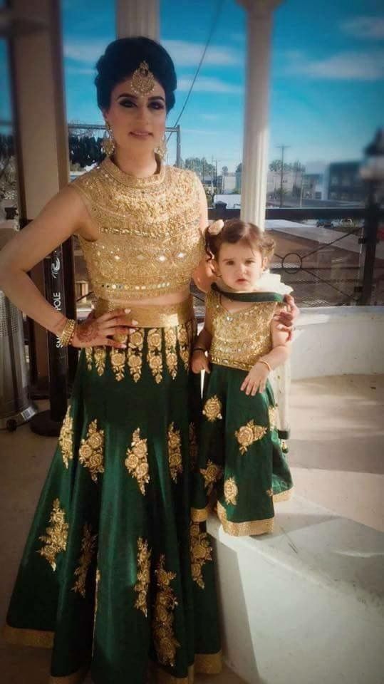 Mom And Daughter Matching Dress 8