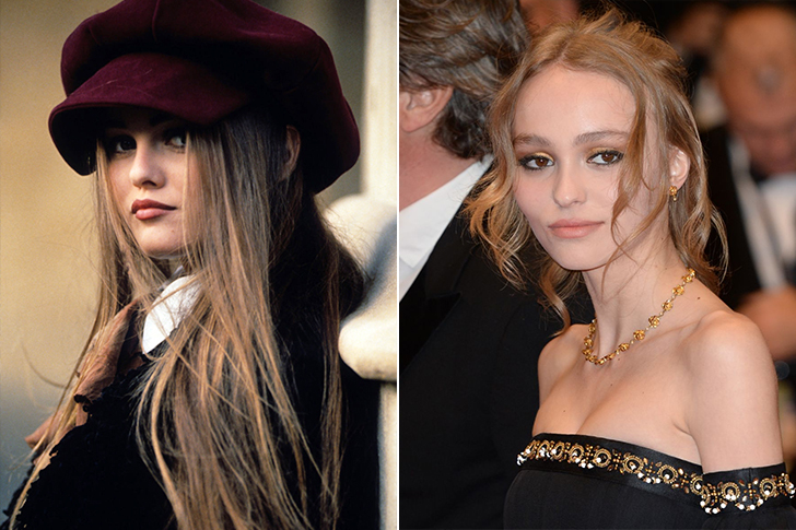 Lily Rose Depp Vanessa Paradis celeb moms and daughters