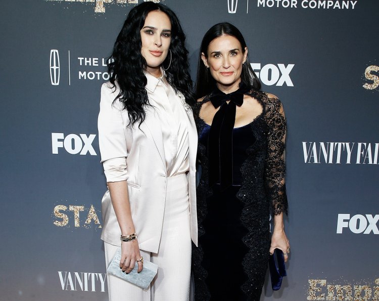 Rumer Willis Demi Moore celeb moms and daughters