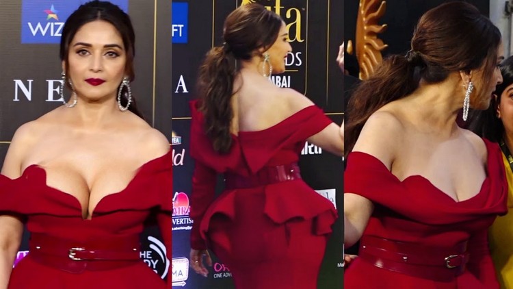 madhuri dixit sexy dress