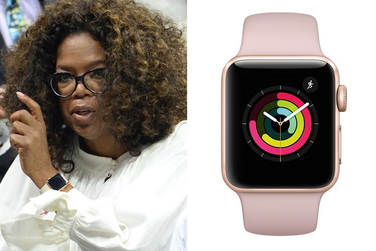 Oprah Winfrey and Apple Watch