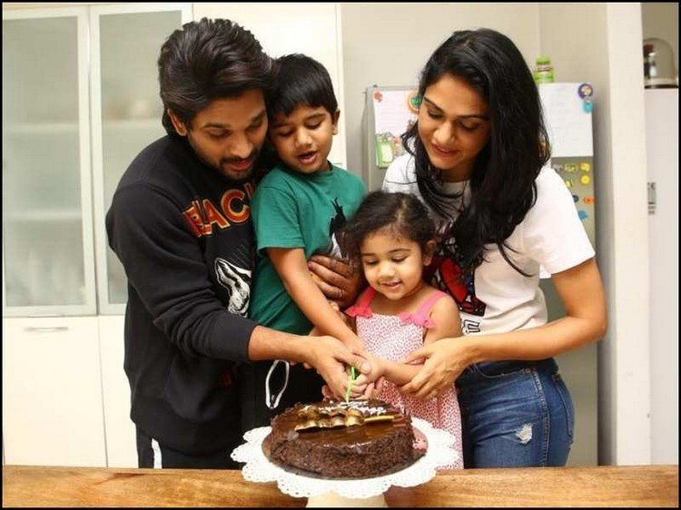 Allu Arjun And Sneha Reddy Family Pics