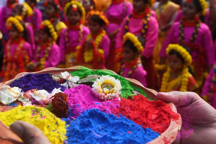 Holi 2020 powder tray