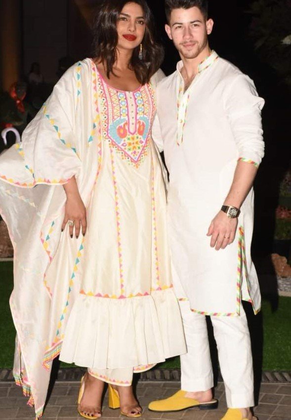 Priyanka And Nick Jonas At Isha Ambanis Holi Party