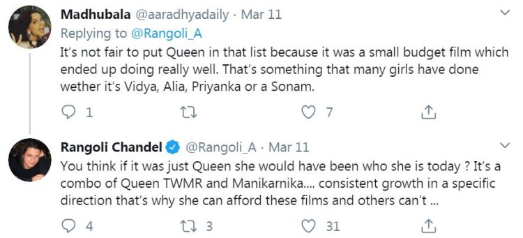 Rangoli Challenging Tweet 3