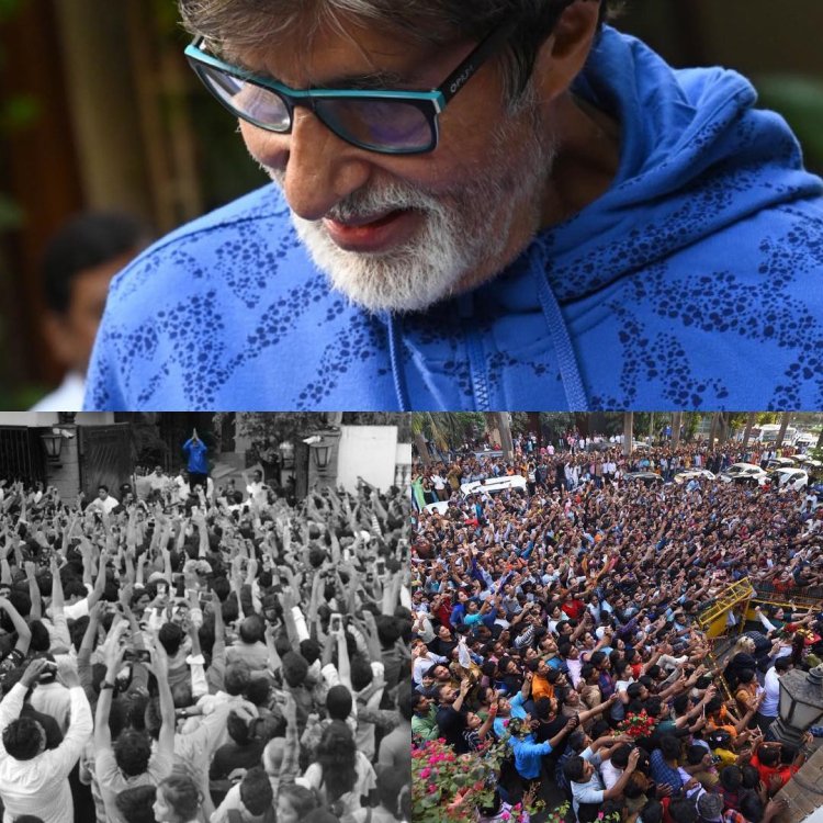 Amitabh Bachchan Greet His Fans