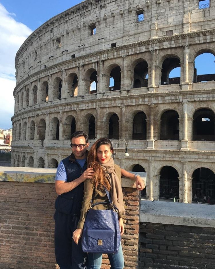 Kareena Saif In Italy