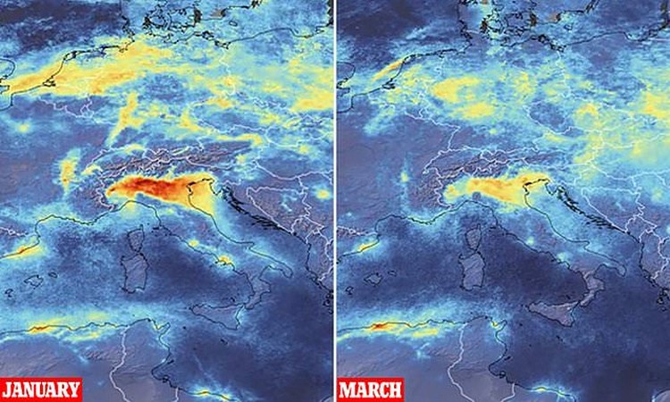 Italy Air Pollution After Lockdown