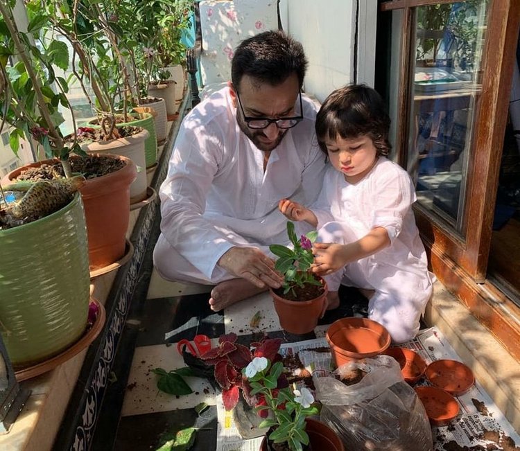 Saif Ali Khan And Taimur