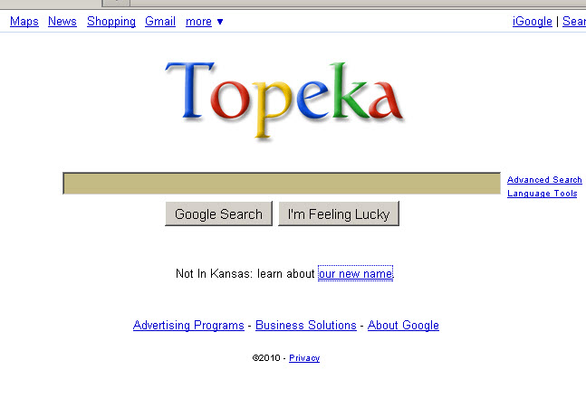 April Fools Joke Google