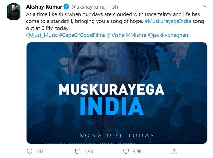 Akshay Kumar Muskurayega India