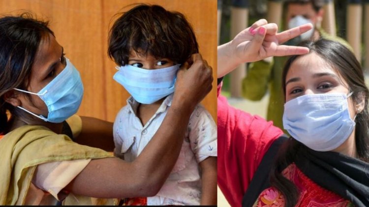 People Wearing Masks In Uttar Pradesh