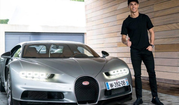 Cristiano Ronaldo Car Bugatti Chiron