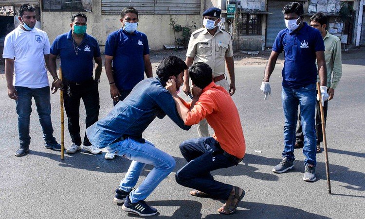 Funny Punishment In India Lockdown