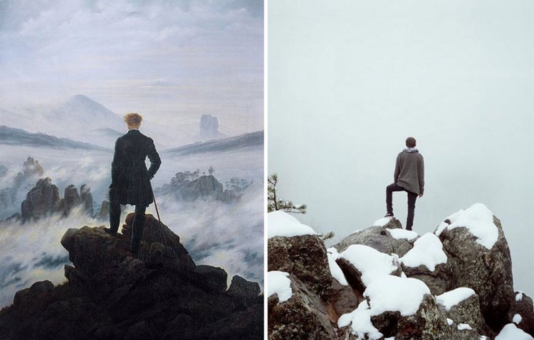 Modern Photo Version Famous Paintings 10