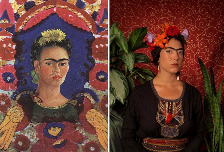 Modern Photo Version Famous Paintings 11