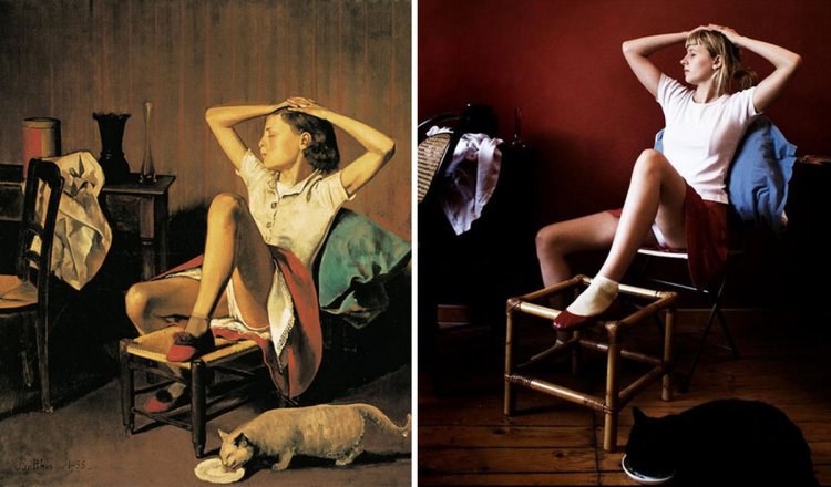 Modern Photo Version Famous Paintings 16