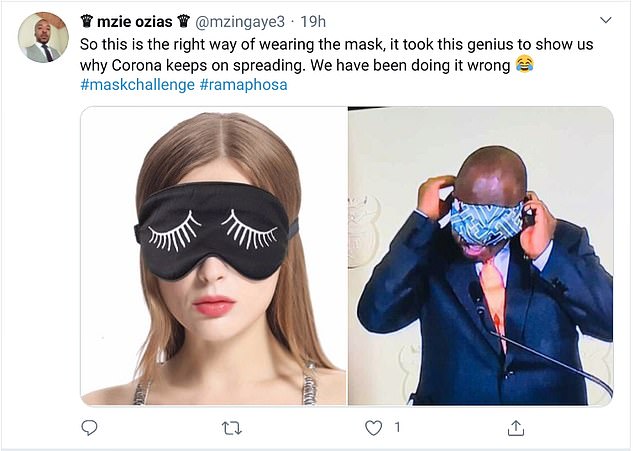 South Africa President Facemask