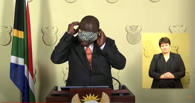 South Africa President Facemask