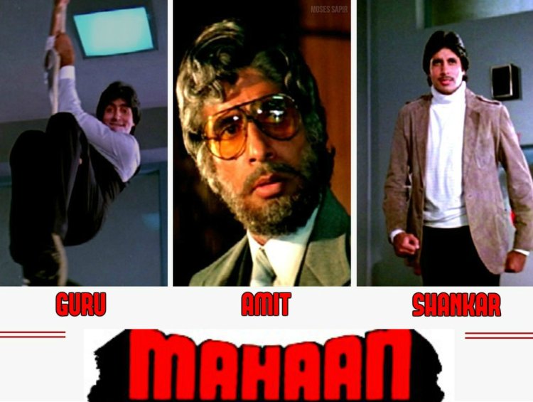 Amitabh Bachchan Triple Role In Mahaan