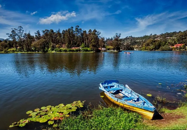 Boating At Lake Kodai in South India