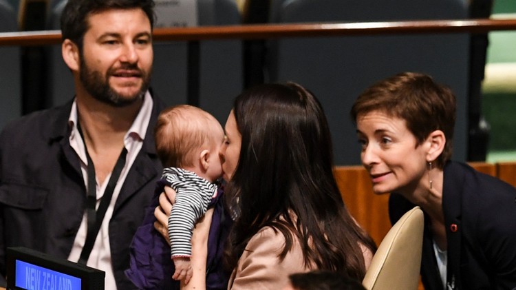 Jacinda Ardern Daughter In Un Assembly