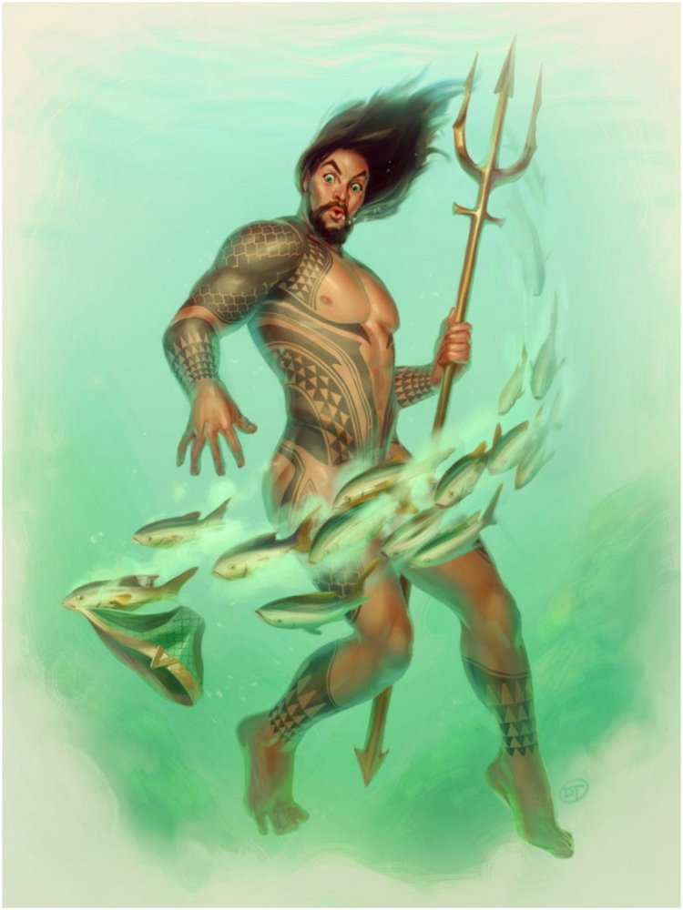 Aquaman Pinup