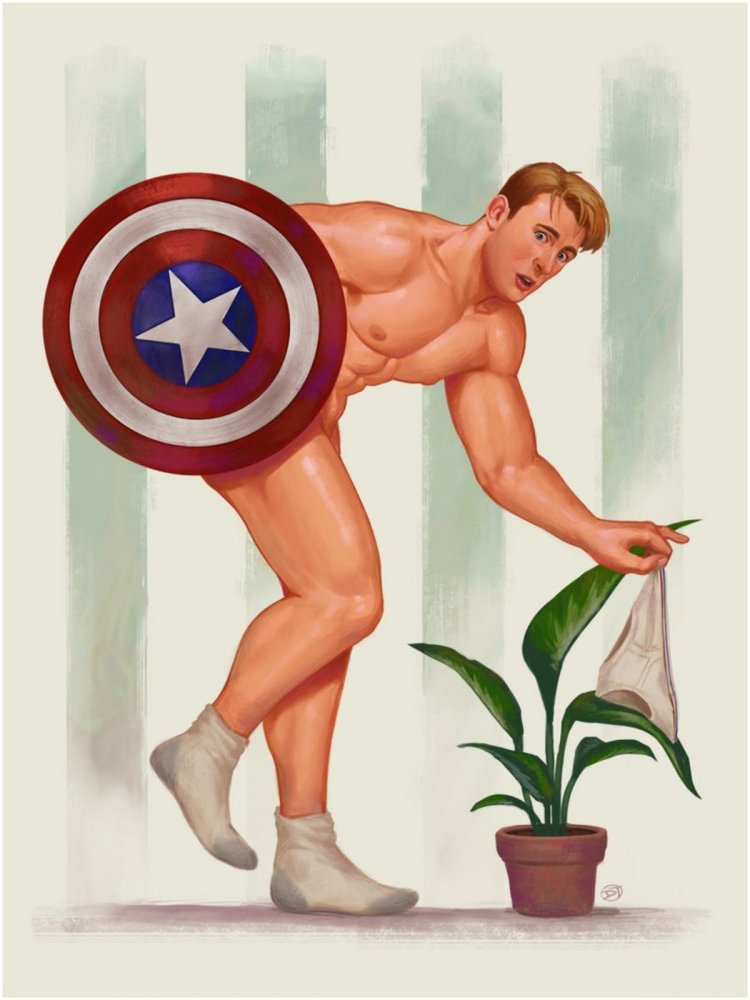 Captain America Pinup