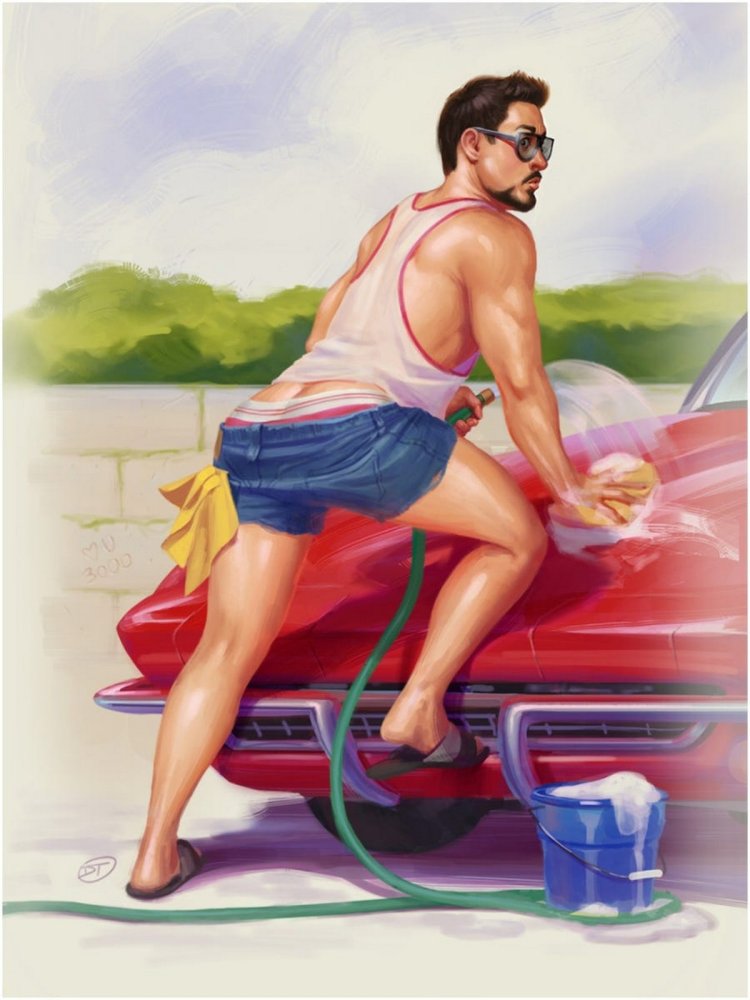 Iron Man Pinup