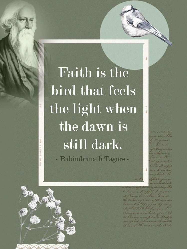 Quote Rabindranath Tagore Jayanti 2020