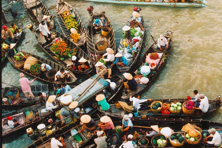 Cai Rang Floating Market Vietnam
