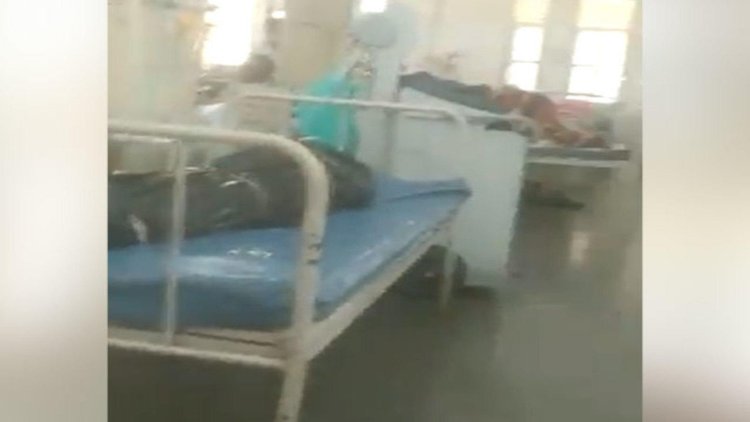 Overcrowded Hospital Makes Patients Lie Next To Bo